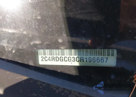 2012 Dodge Grand Caravan Sxt from USA, damaged, VIN 2C4RDGCG3CR196667